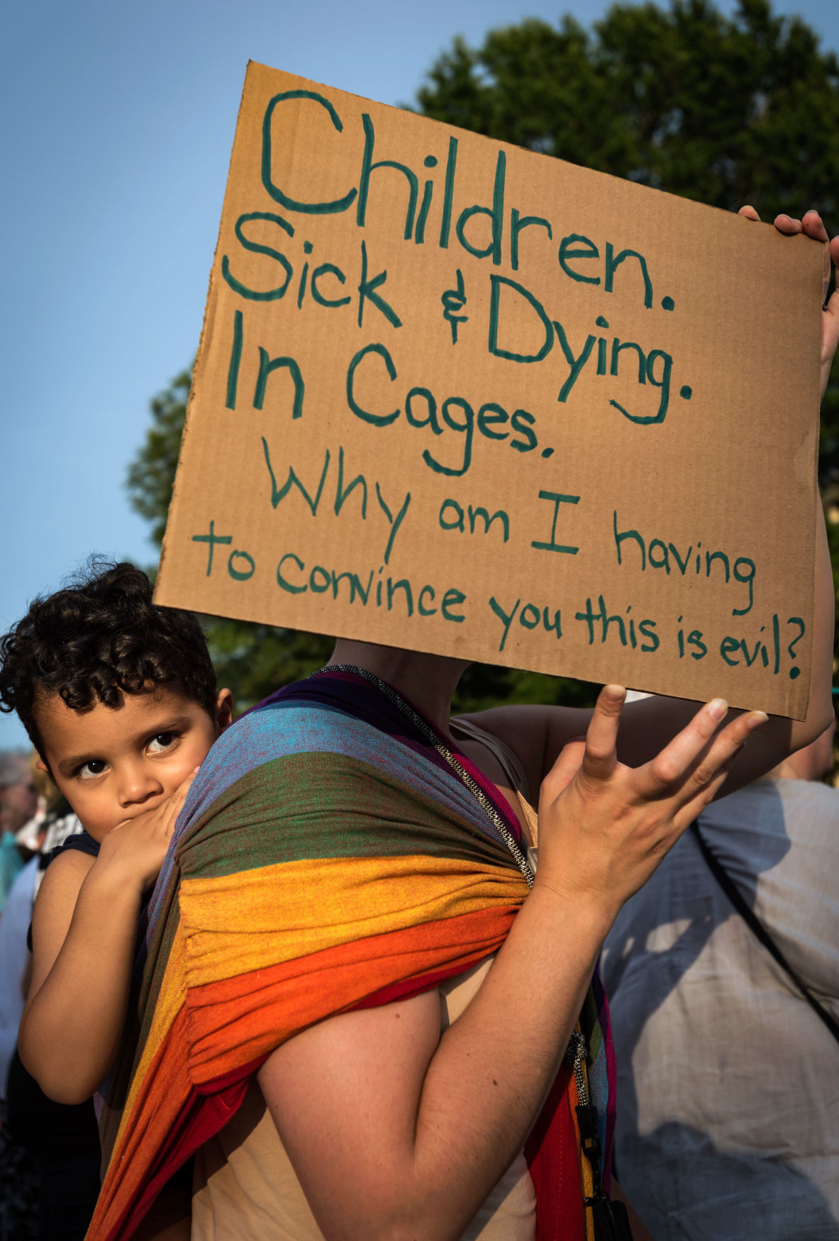 Winston-Salem's Lights for Liberty Vigil for Migrants
